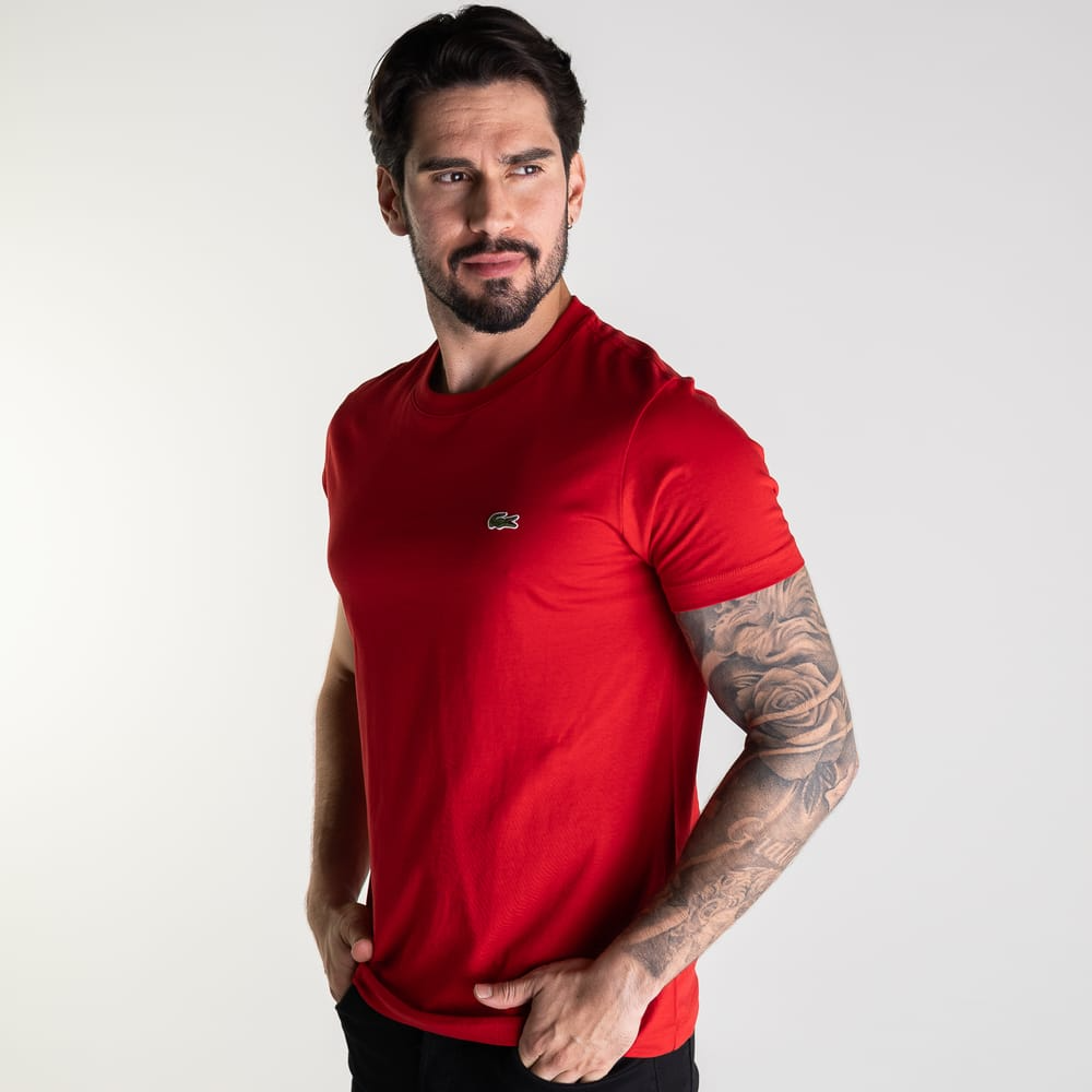 Kit 5 Camisetas Lacoste Croco Basic - COMPRE 3 LEVE 5!