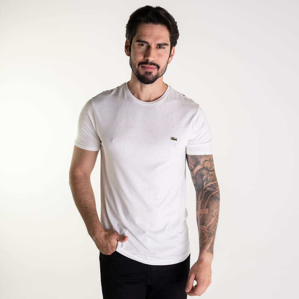 Kit 5 Camisetas Lacoste Croco Basic - COMPRE 3 LEVE 5!