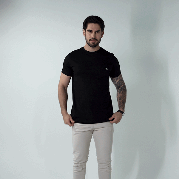 Kit 5 Camisetas Lacoste Croco Basic - COMPRE 3 LEVE 5!